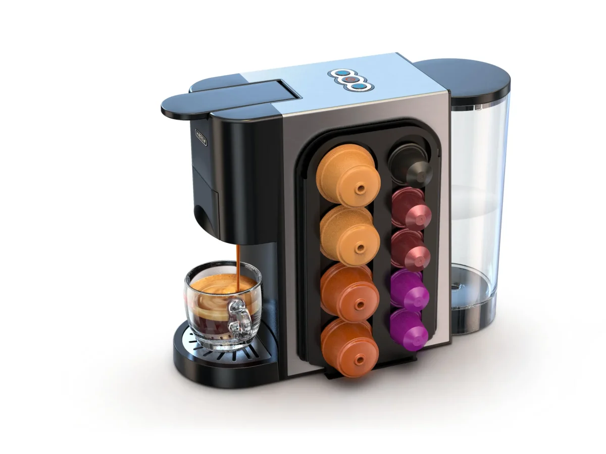 Revitalize Your Mornings: 5-in-1 Universal Capsule Coffee Machine